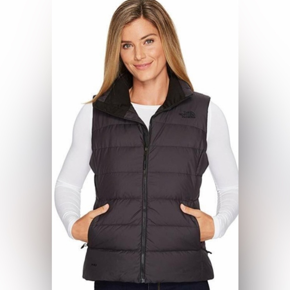 The North Face Women's Black Quilted Down Vest
